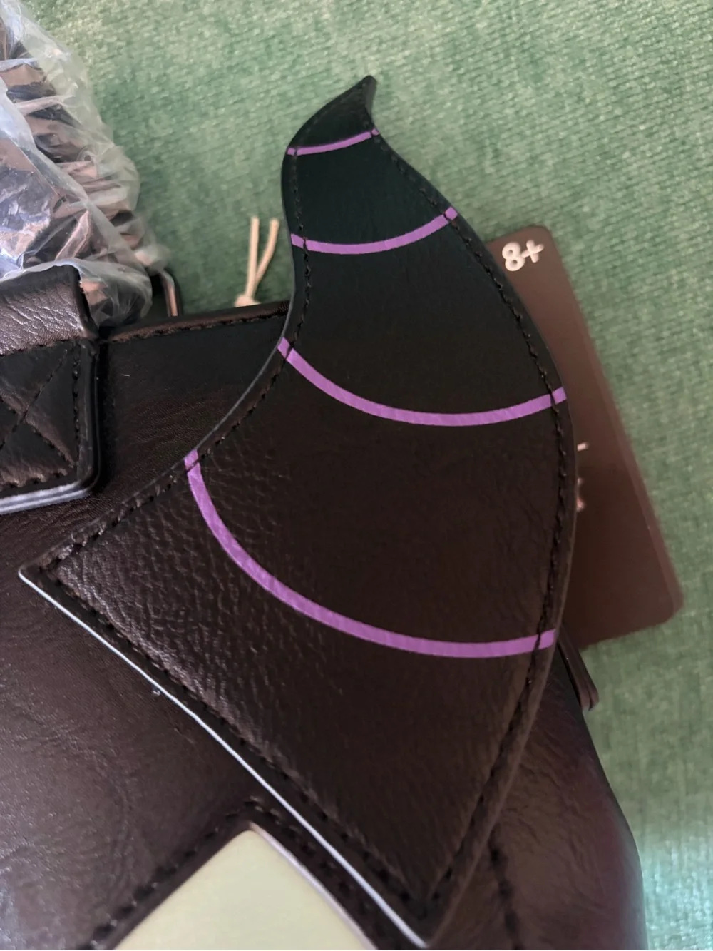 Loungefly Black, Purple, Green & Yellow Maleficent-Inspired Satchel
